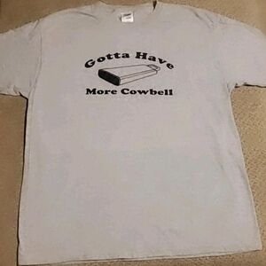 Fruit of the Loom Light Gray T-Shirt Gotta Have More Cowbell (#0028)